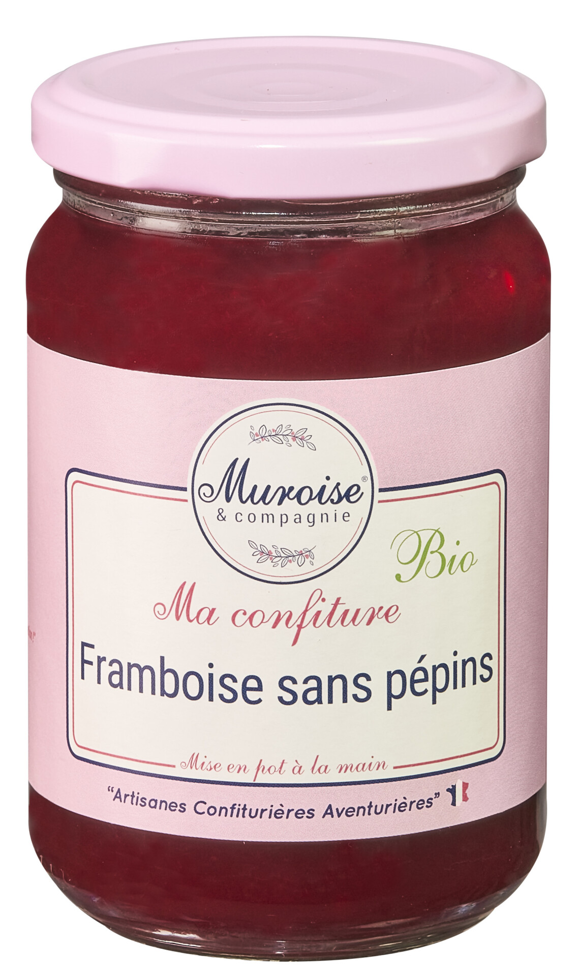 Confiture de Framboise Sans Pépins bio 350grs