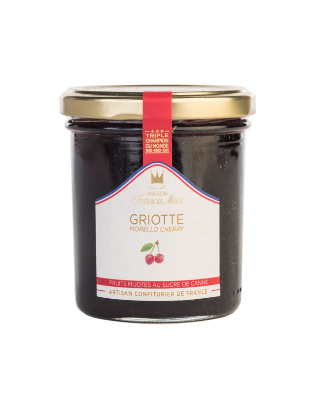 Confiture de Griotte sucre de canne 340grs