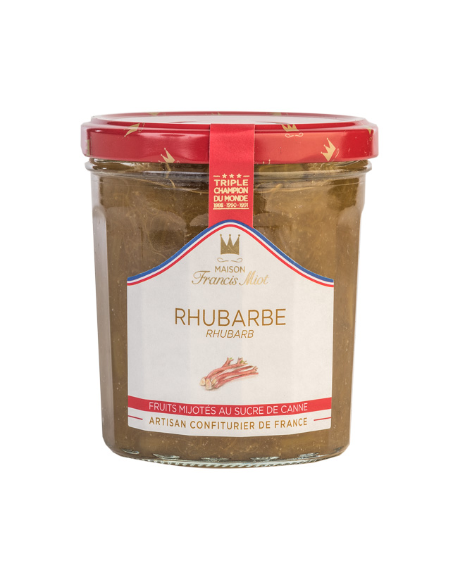 Confiture de Rhubarbe sucre de canne 220grs