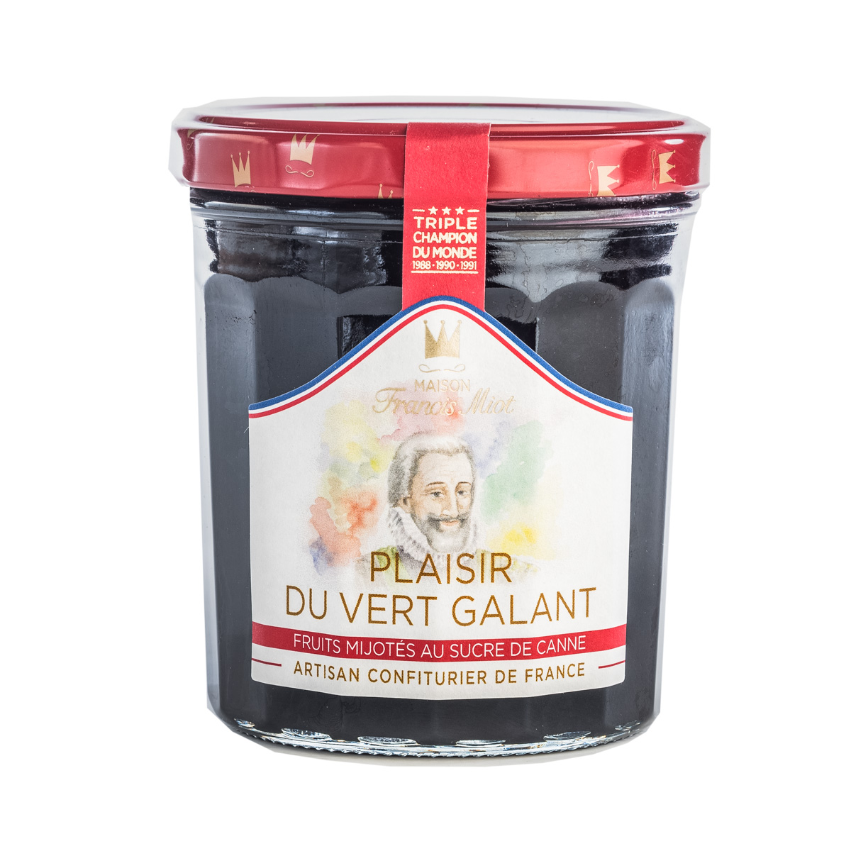 Confiture du Vert Galant sucre de canne 220grs