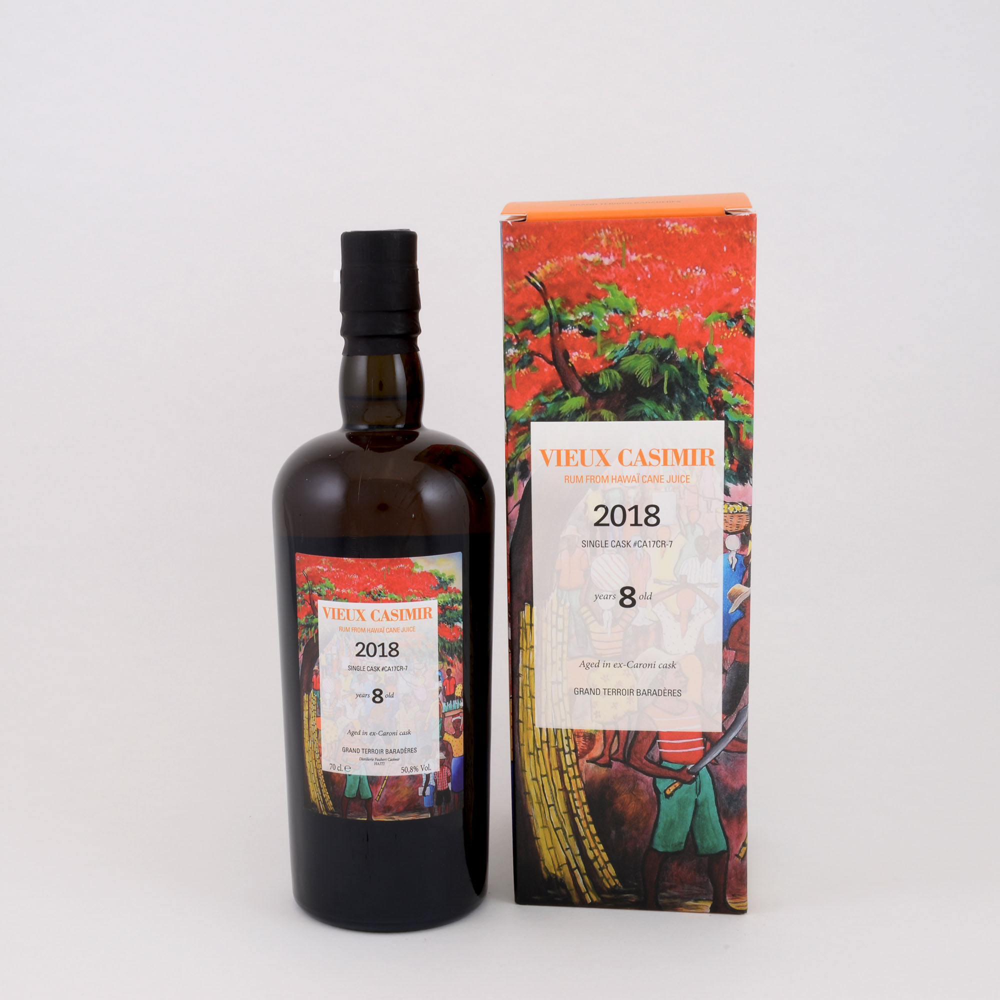 Rhum Vieux Casimir 8ans 2018Ex-Caroni Cask #CA17CR-7